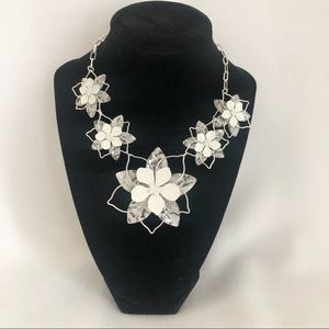 Nine West Adjustable Flower Necklace